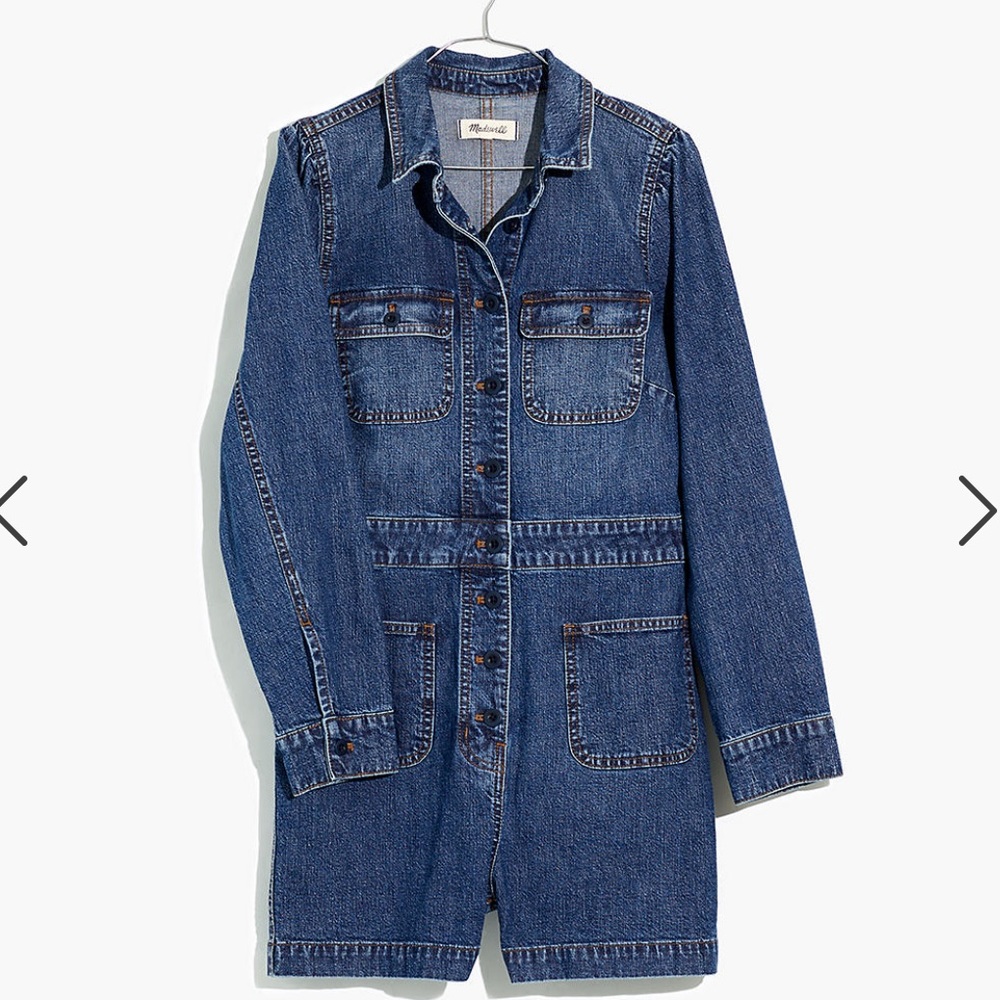 Madewell Long Sleeve Romper